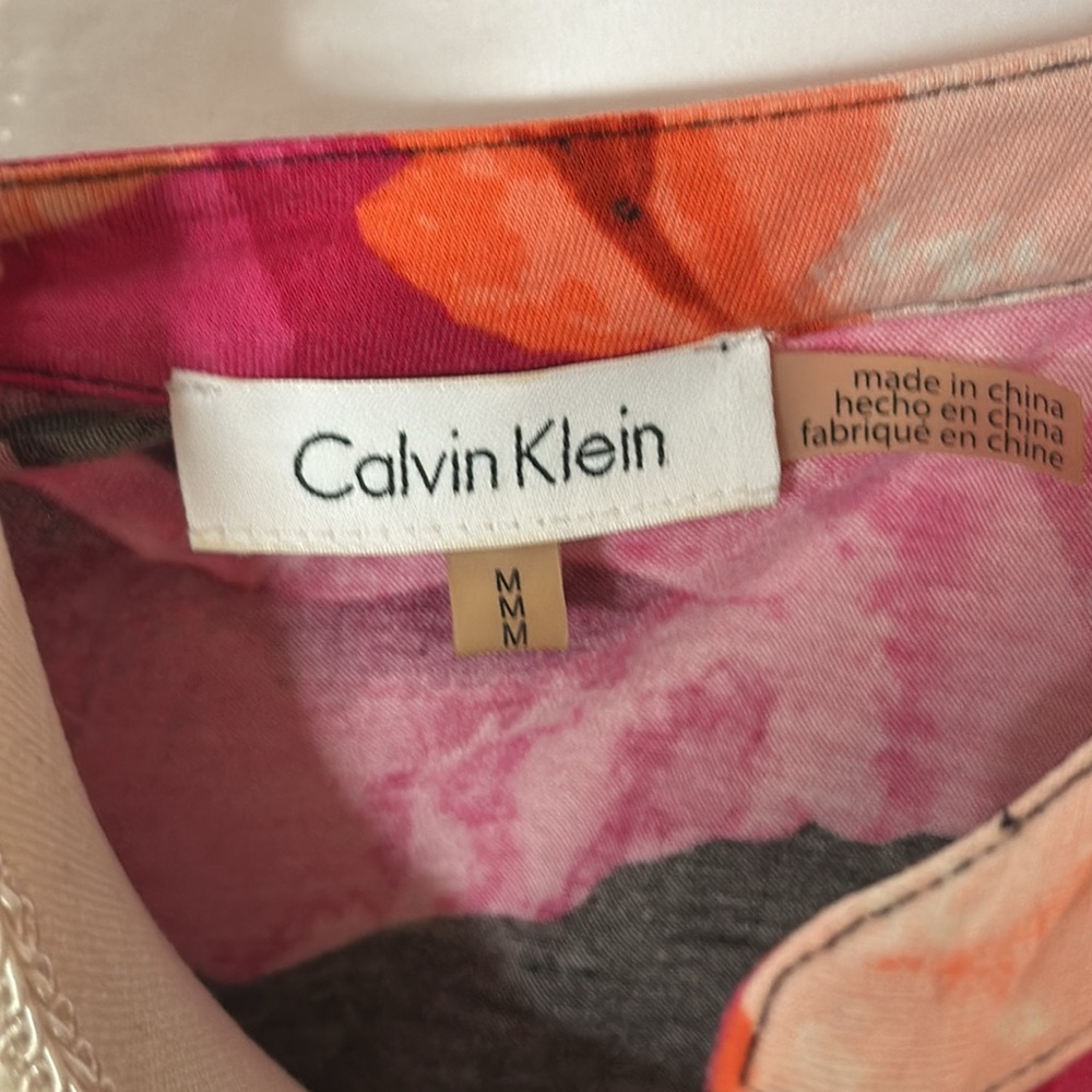 3/4 Sleeve Floral CK Blouse - Picture 8 of 8
